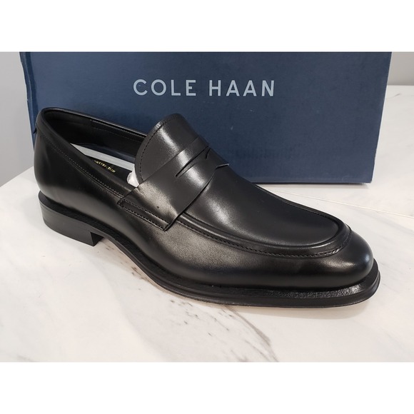 NEW SIZE 7.5 - Cole Haan Men's Ledley Grand Cap Toe Oxfords Black Dress  Shoes